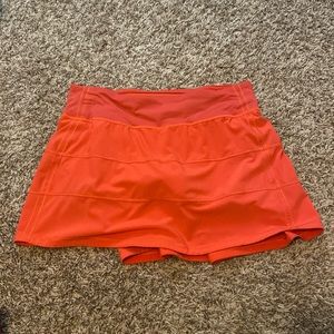 Lululemon Pace Rival Red Orange Color Size 6 Long